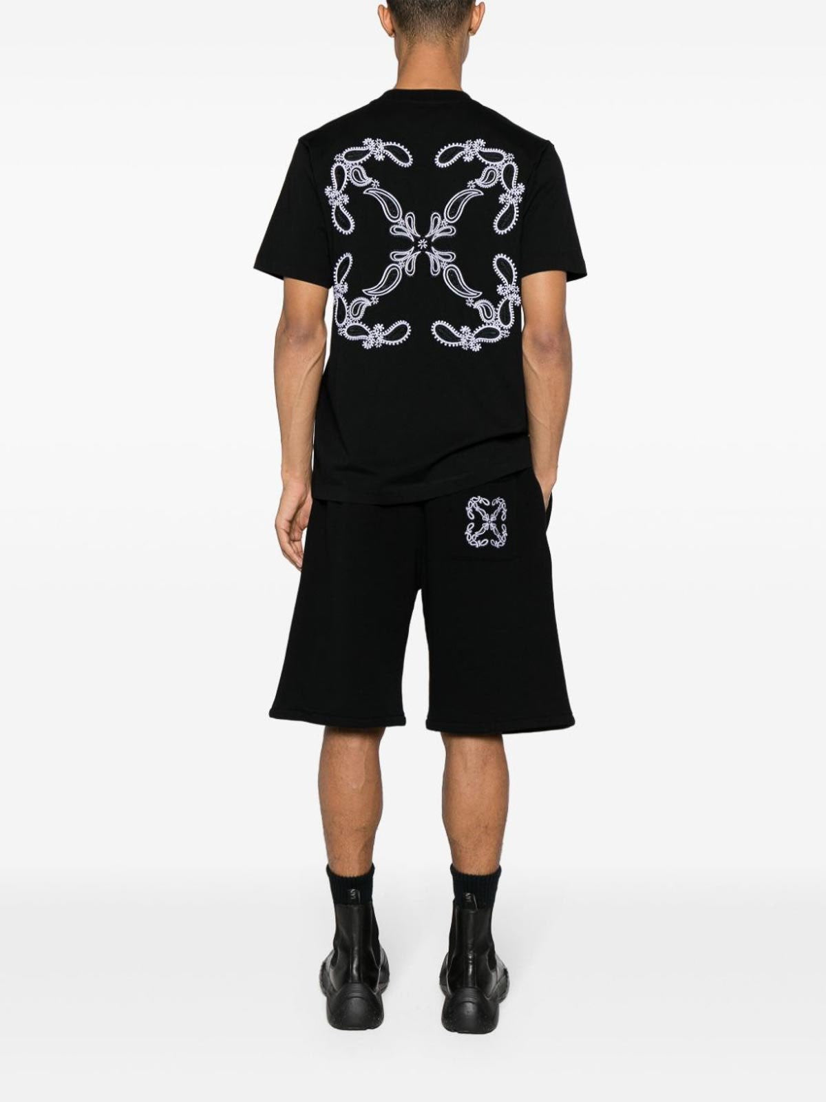 BANDANA ARR SKATE SWEATSHORT -  - OFF-WHITE