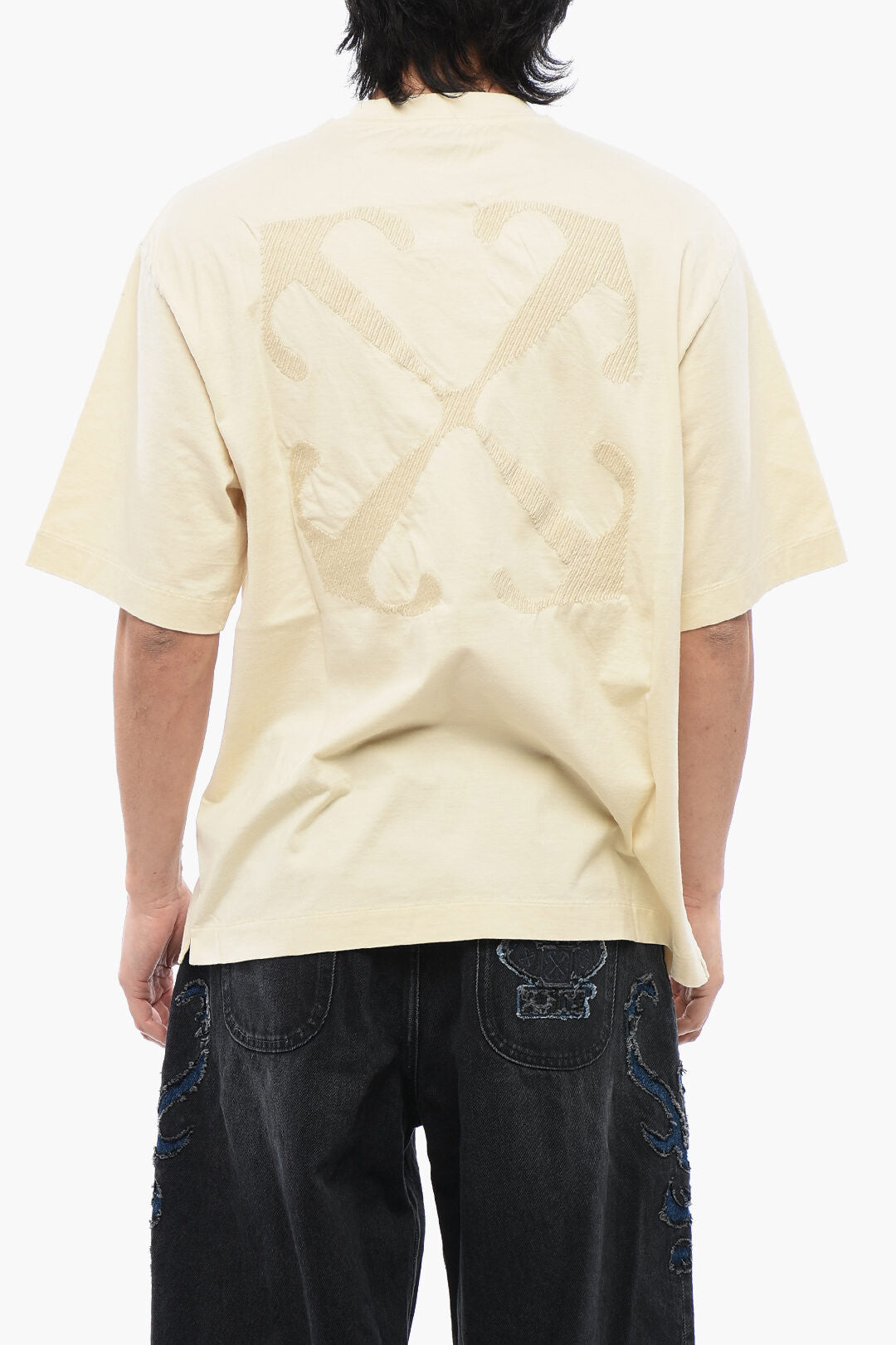 ARROW EMB SKATE SS TEE -  - OFF-WHITE