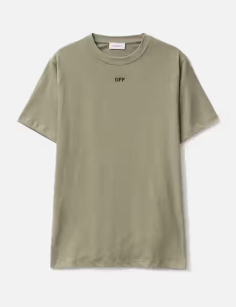 OFF STITCH SLIM S/S TEE -  - OFF-WHITE