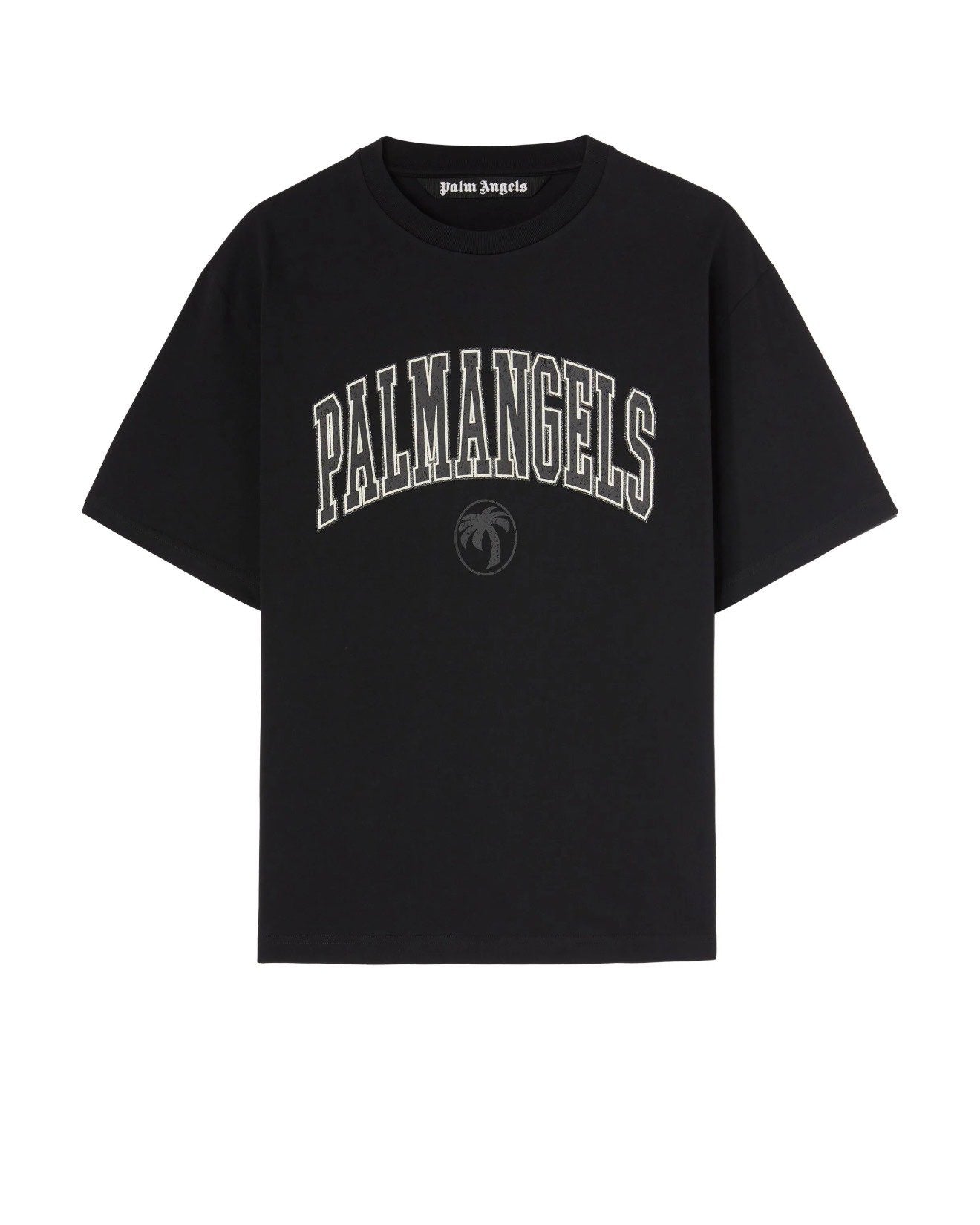COLLEGE PALM SLIM TEE -  - PALM ANGELS