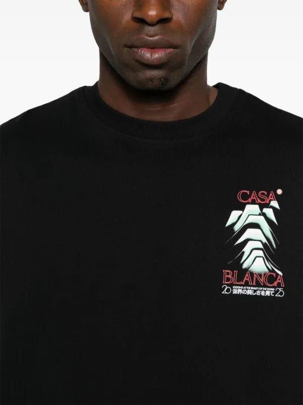 FROSTY MOUNTAIN SCREEN PRINTED -  - CASABLANCA