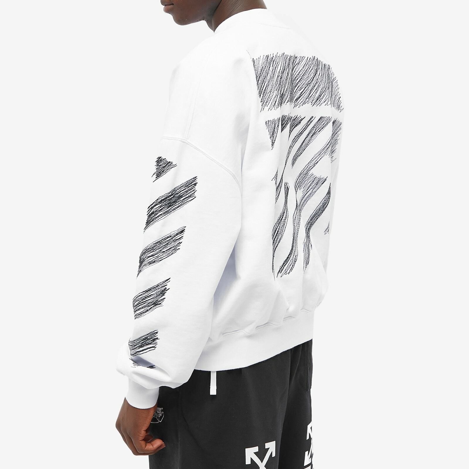 SCRIBBLE DIAG BOXY -  - OFF WHITE