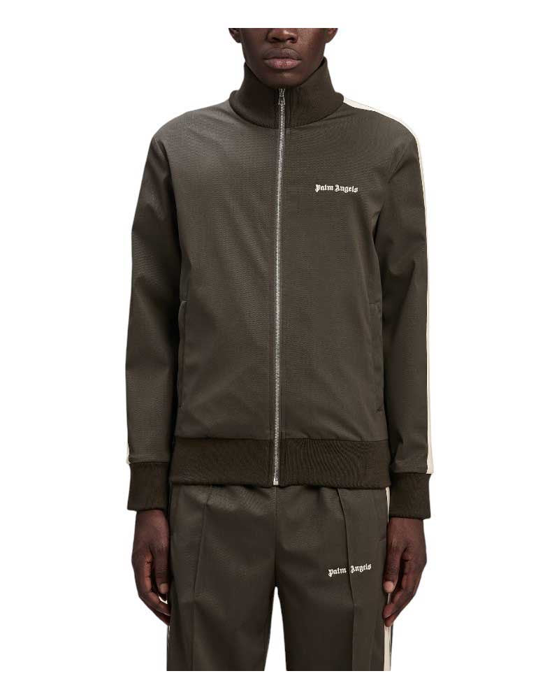 CLASSIC LOGO WOOL TRACKJACK -  - PALM ANGELS