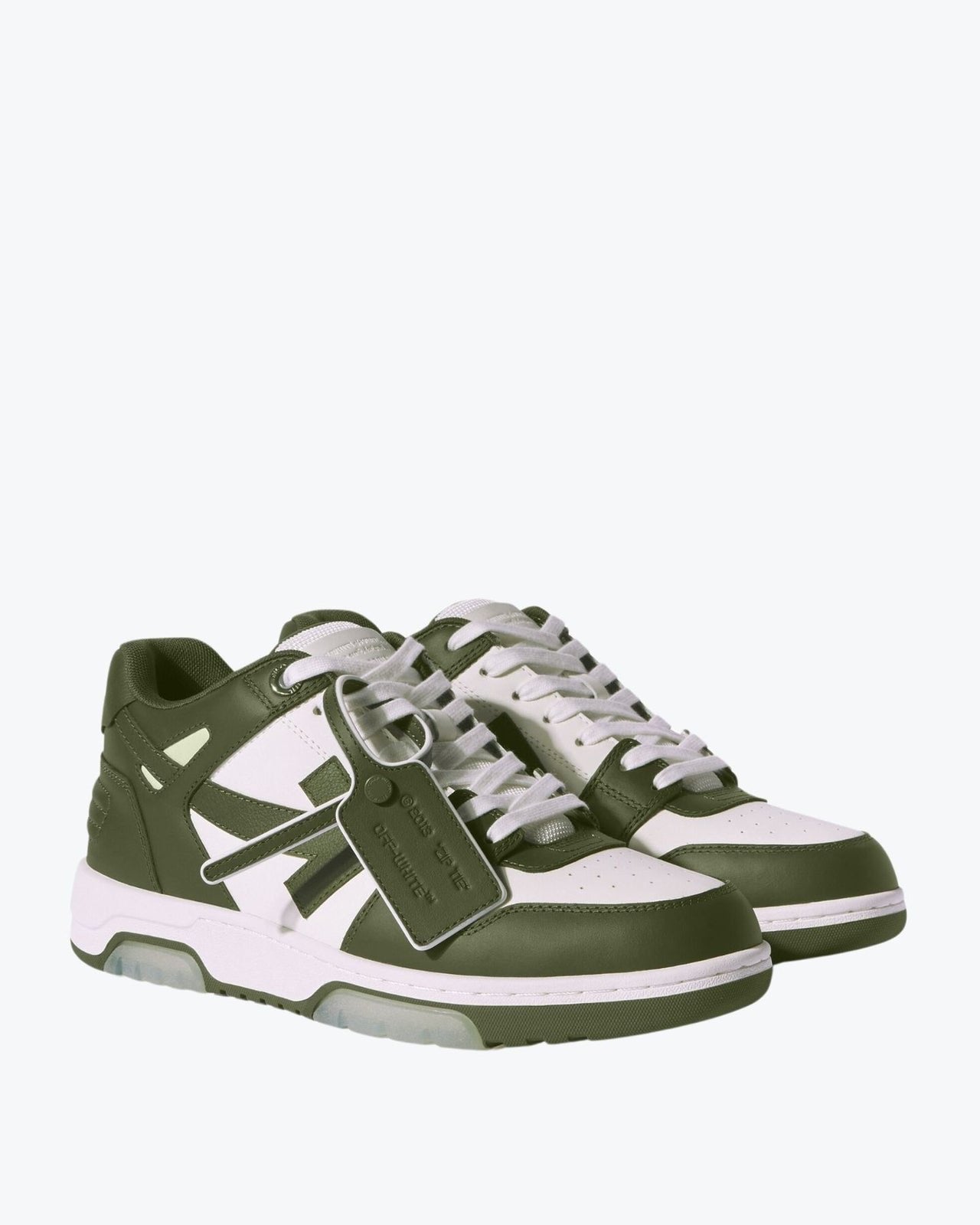OUT OF OFFICE CALF LEATH -  - OFF-WHITE