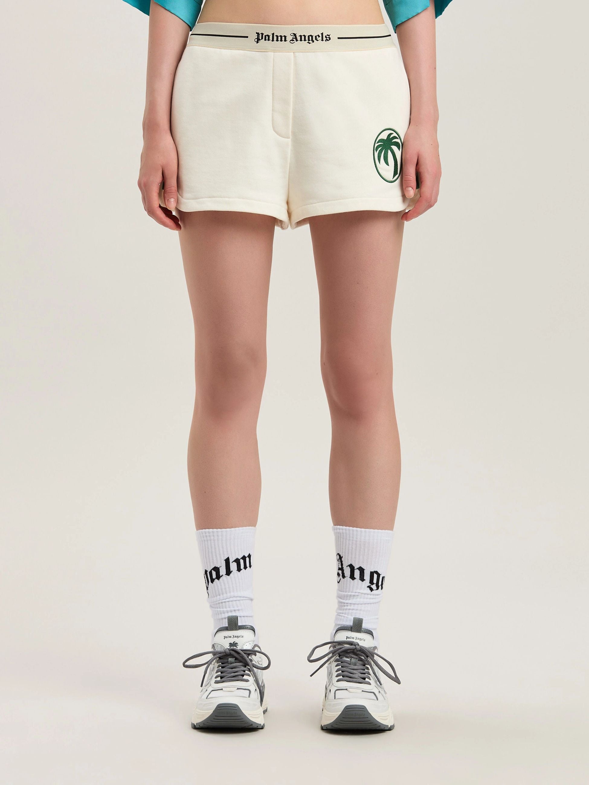 OVAL PALM SWEATSHORT -  - PALM ANGELS DONNA