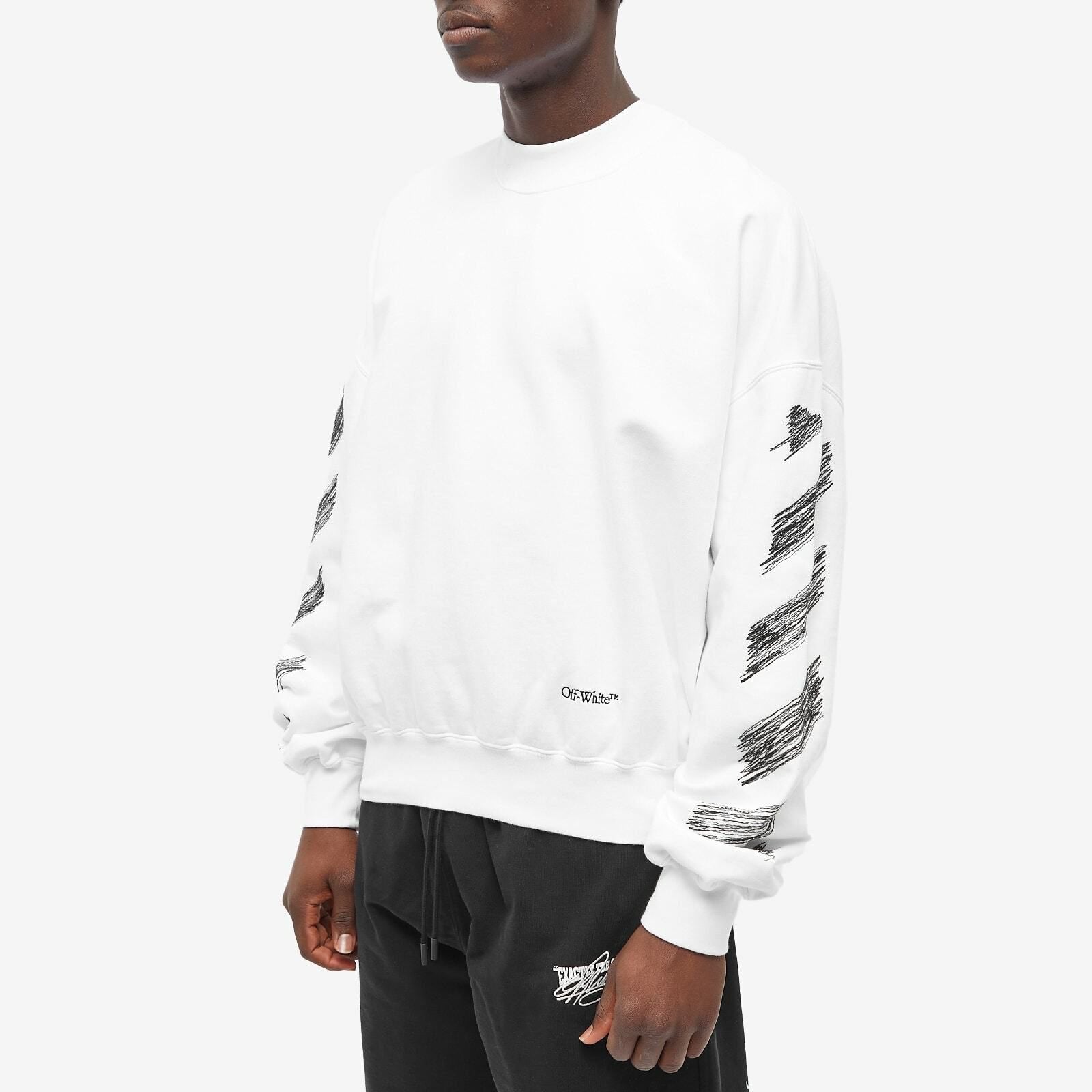 SCRIBBLE DIAG BOXY -  - OFF WHITE