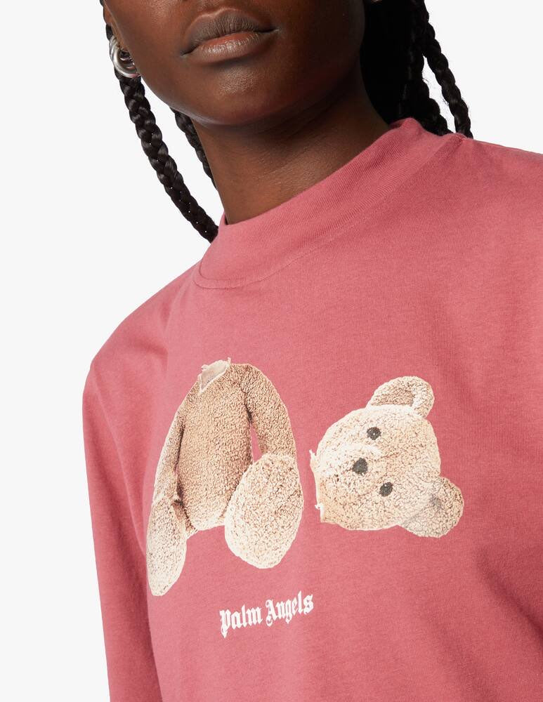 PALM ANGELS BEAR CROPPED T -  - PALM ANGELS DONNA